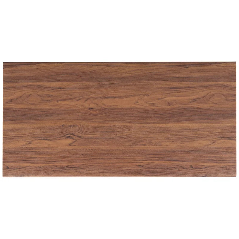 Table basse SAFAVIEH Ameetha style milieu du siècle, 1 étagère, noyer - 117 cm L x 58 cm P x 41 cm H