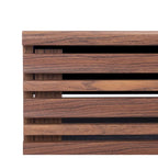 Table basse SAFAVIEH Ameetha style milieu du siècle, 1 étagère, noyer - 117 cm L x 58 cm P x 41 cm H