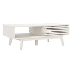 Table basse SAFAVIEH Ameetha style milieu du siècle, 1 étagère, noyer - 117 cm L x 58 cm P x 41 cm H