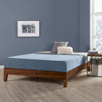 Grand cadre de lit plateforme en bois massif de 30 cm (12 pouces) de Crown Comfort