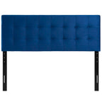 Tête de lit Carson Carrington Labbgard Queen-size en velours capitonné couleur biscuit