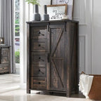 Farmhouse 5 Drawers Dresser, Chest of Drawers, Organizer Dresser