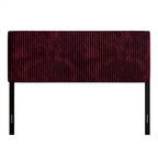 Tête de lit moderne capitonnée en velours côtelé plissé CraftPorch