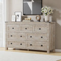 Commode rustique à 7 tiroirs, commode en bois, organiseur de commode