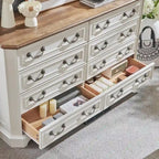 Commode de style campagnard, commode en bois, organiseur de commodes