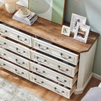 Commode de style campagnard, commode en bois, organiseur de commodes