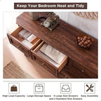 Commode de style campagnard, commode en bois, organiseur de commodes