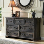 Commode de style campagnard, commode en bois, organiseur de commodes