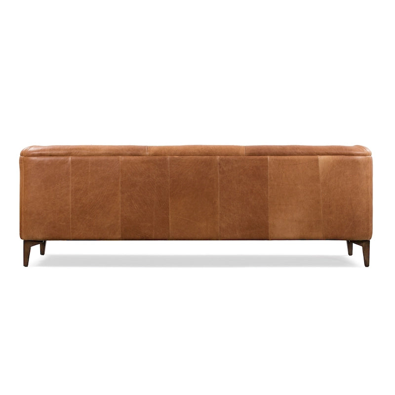 Canapé Essex 89 de Poly &amp; Bark - Cuir italien pleine fleur véritable