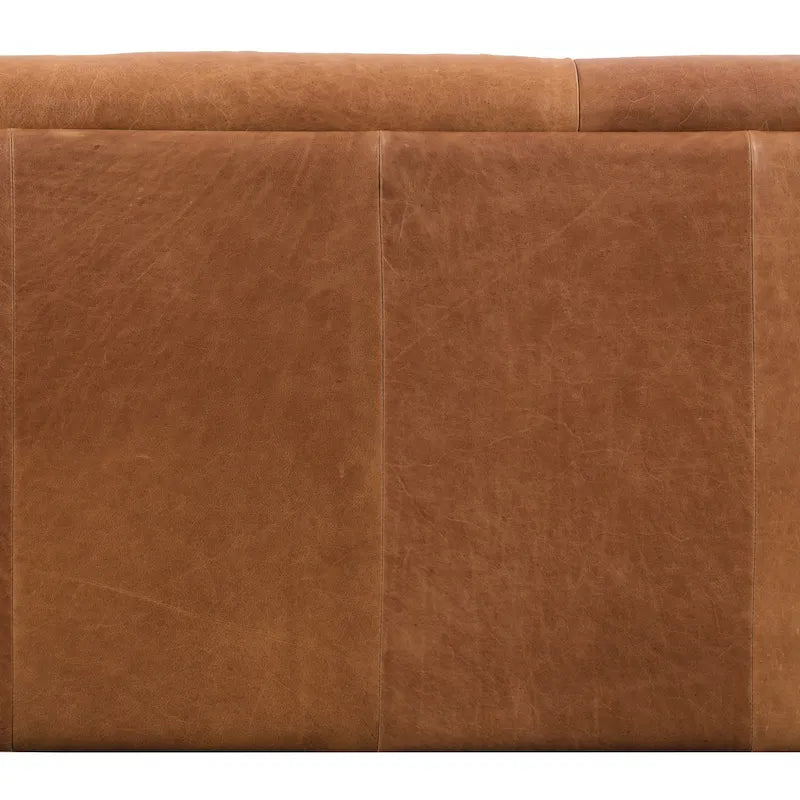 Canapé Essex 89 de Poly &amp; Bark - Cuir italien pleine fleur véritable