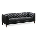 Canapé Essex 89 de Poly &amp; Bark - Cuir italien pleine fleur véritable
