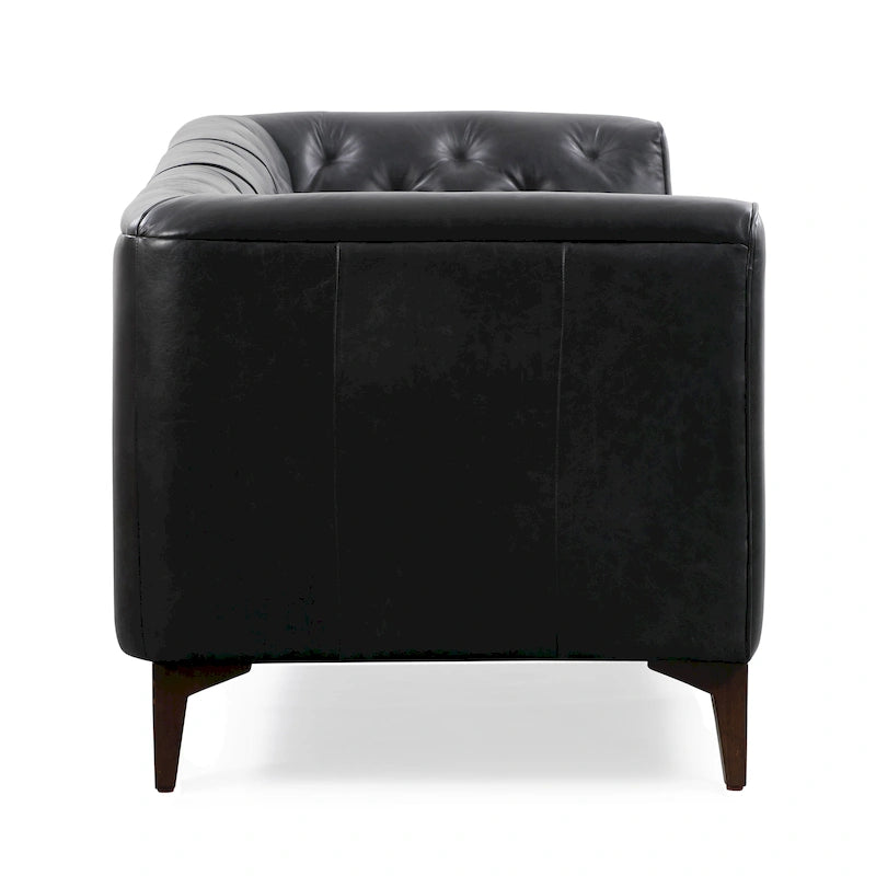 Canapé Essex 89 de Poly &amp; Bark - Cuir italien pleine fleur véritable