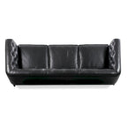 Canapé Essex 89 de Poly &amp; Bark - Cuir italien pleine fleur véritable