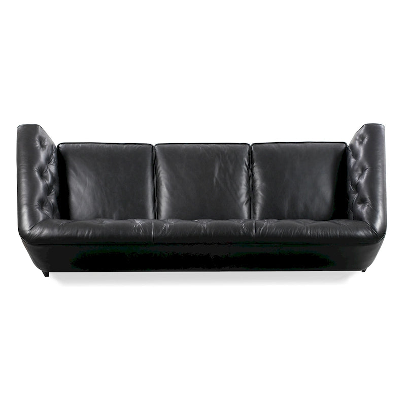 Canapé Essex 89 de Poly &amp; Bark - Cuir italien pleine fleur véritable
