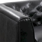 Canapé Essex 89 de Poly &amp; Bark - Cuir italien pleine fleur véritable