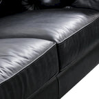 Canapé Essex 89 de Poly &amp; Bark - Cuir italien pleine fleur véritable
