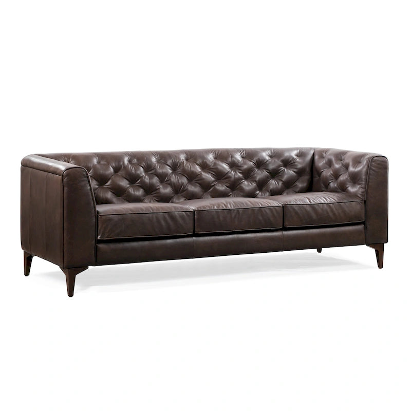 Canapé Essex 89 de Poly &amp; Bark - Cuir italien pleine fleur véritable