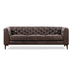 Canapé Essex 89 de Poly &amp; Bark - Cuir italien pleine fleur véritable