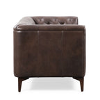 Canapé Essex 89 de Poly &amp; Bark - Cuir italien pleine fleur véritable