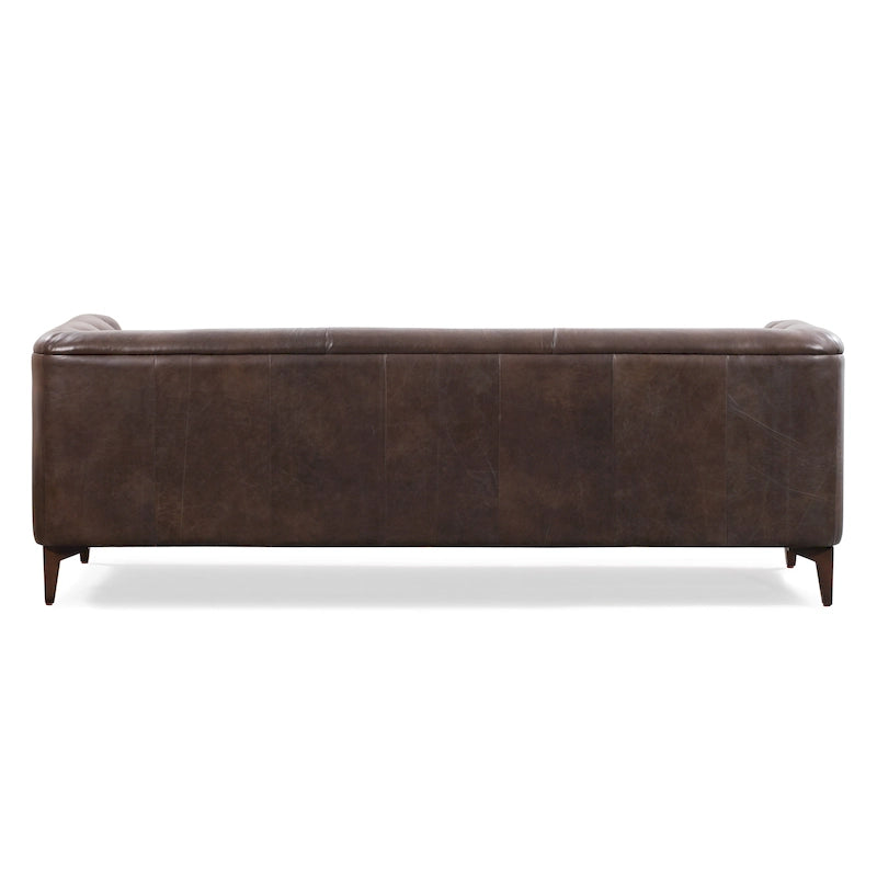 Canapé Essex 89 de Poly &amp; Bark - Cuir italien pleine fleur véritable