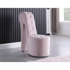 Fauteuil lounge rembourré Best Master Furniture en forme d'escarpin