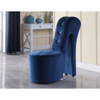 Fauteuil lounge rembourré Best Master Furniture en forme d'escarpin