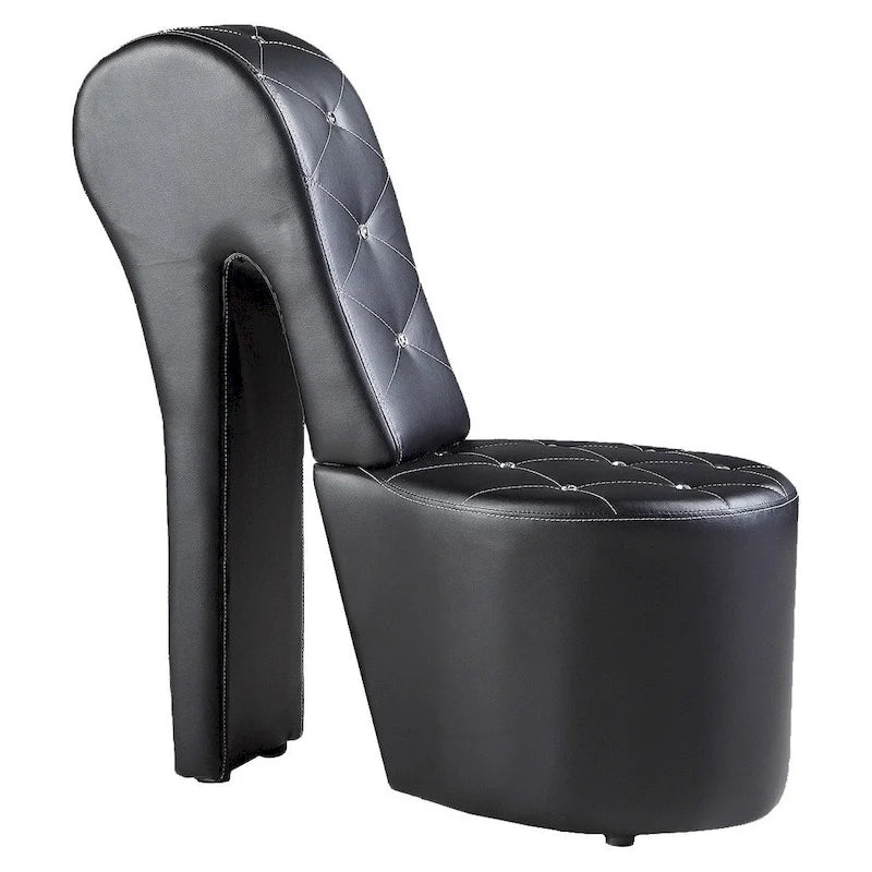 Fauteuil lounge rembourré Best Master Furniture en forme d'escarpin