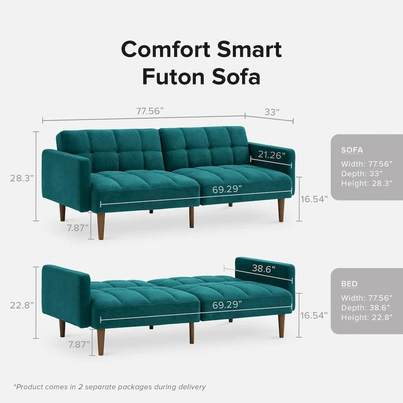 Mopio Aaron Futon Canapé-lit convertible Futon