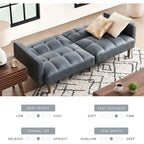 Mopio Aaron Futon Canapé-lit convertible Futon