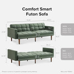 Mopio Aaron Futon Canapé-lit convertible Futon