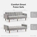 Mopio Aaron Futon Canapé-lit convertible Futon