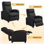 Fauteuil inclinable moderne en tissu Yaheetech