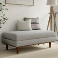WYNDENHALL Brixley, pouf de table de style moderne du milieu du siècle, 124 cm de large