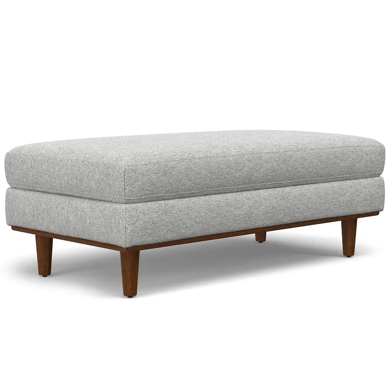 WYNDENHALL Brixley, pouf de table de style moderne du milieu du siècle, 124 cm de large