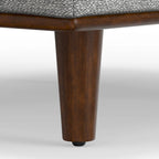 WYNDENHALL Brixley, pouf de table de style moderne du milieu du siècle, 124 cm de large