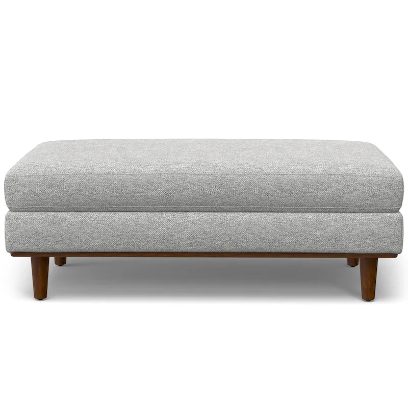 WYNDENHALL Brixley, pouf de table de style moderne du milieu du siècle, 124 cm de large