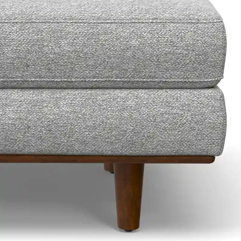 WYNDENHALL Brixley, pouf de table de style moderne du milieu du siècle, 124 cm de large