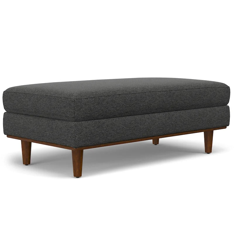 WYNDENHALL Brixley, pouf de table de style moderne du milieu du siècle, 124 cm de large