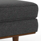 WYNDENHALL Brixley, pouf de table de style moderne du milieu du siècle, 124 cm de large