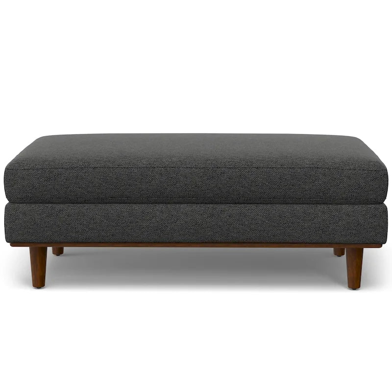 WYNDENHALL Brixley, pouf de table de style moderne du milieu du siècle, 124 cm de large