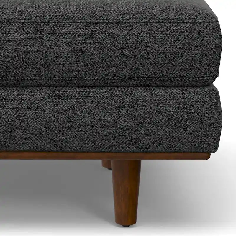 WYNDENHALL Brixley, pouf de table de style moderne du milieu du siècle, 124 cm de large