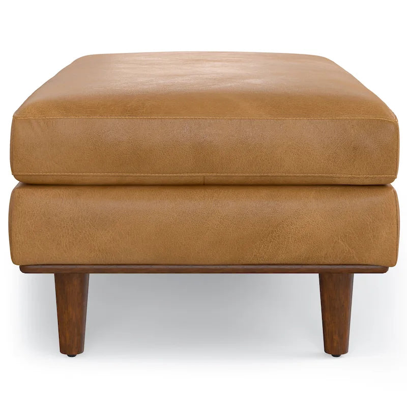 WYNDENHALL Brixley, pouf de table de style moderne du milieu du siècle, 124 cm de large