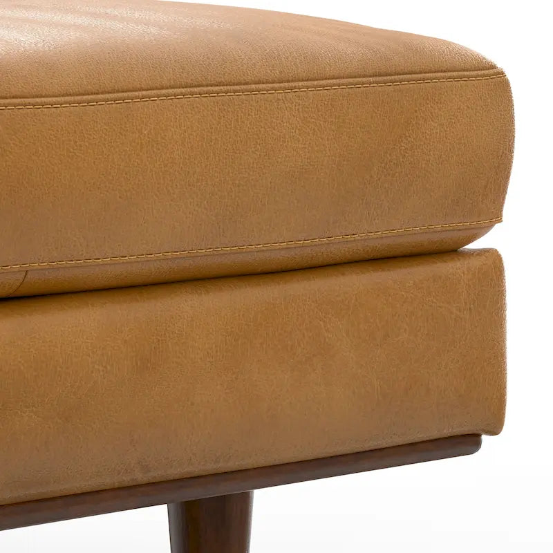 WYNDENHALL Brixley, pouf de table de style moderne du milieu du siècle, 124 cm de large