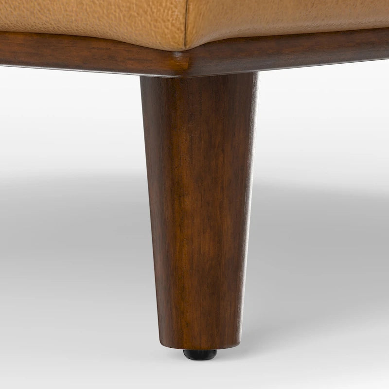 WYNDENHALL Brixley, pouf de table de style moderne du milieu du siècle, 124 cm de large