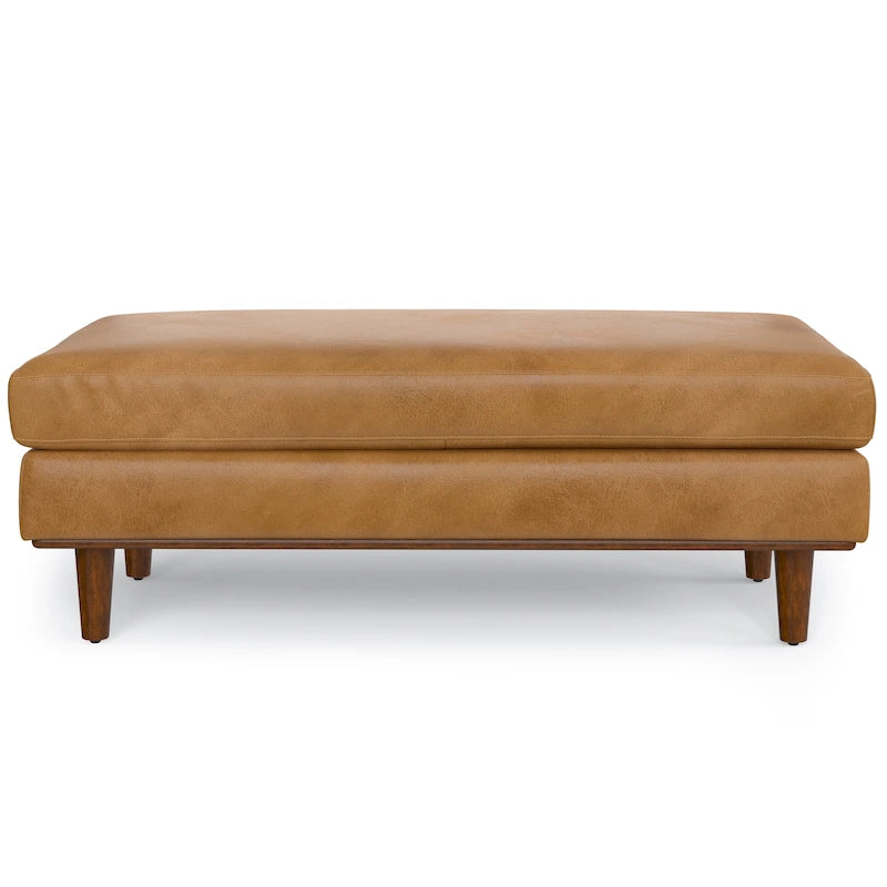 WYNDENHALL Brixley, pouf de table de style moderne du milieu du siècle, 124 cm de large