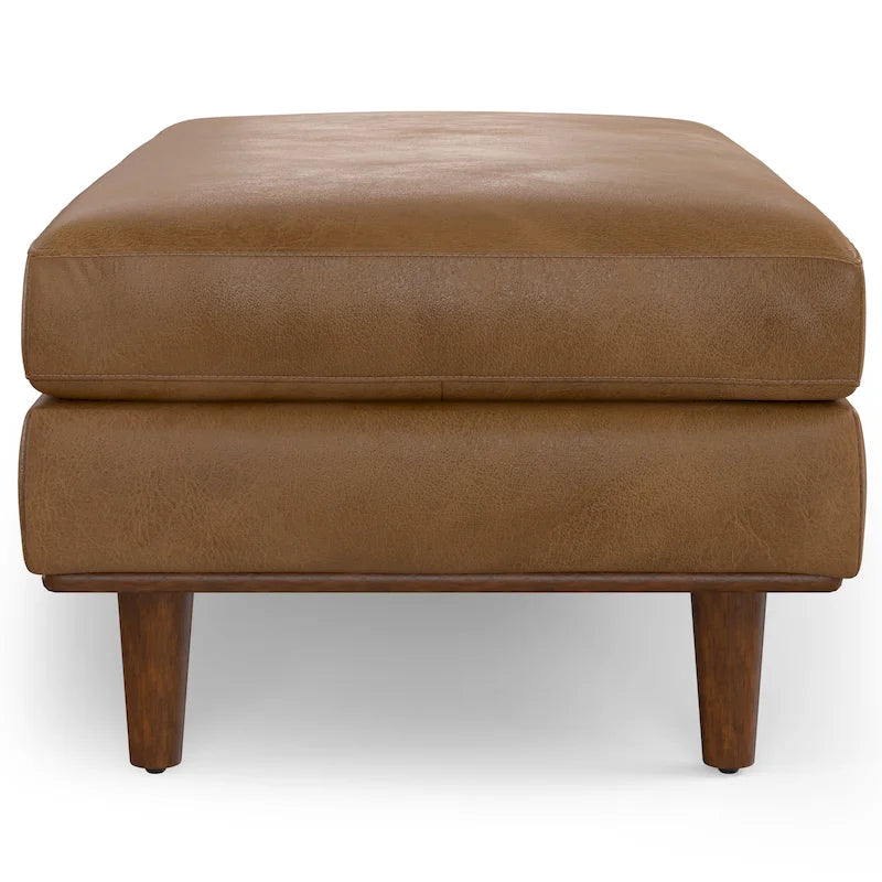 WYNDENHALL Brixley, pouf de table de style moderne du milieu du siècle, 124 cm de large