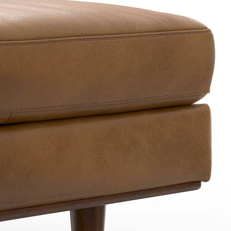 WYNDENHALL Brixley, pouf de table de style moderne du milieu du siècle, 124 cm de large