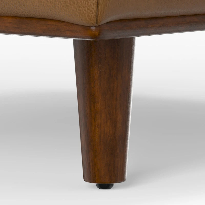 WYNDENHALL Brixley, pouf de table de style moderne du milieu du siècle, 124 cm de large