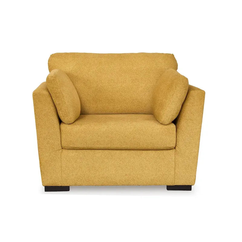 Fauteuil rembourré Clareen de Roundhill Furniture, fauteuil Cutler, fauteuil surdimensionné