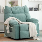Fauteuil inclinable pivotant XINMICS, fauteuil berçant électrique avec massage et chauffage